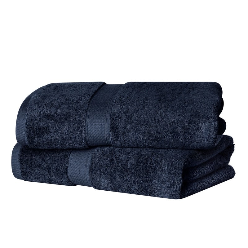 Superior Egyptian Cotton Pile Heavyweight Bath Towel Set of 2