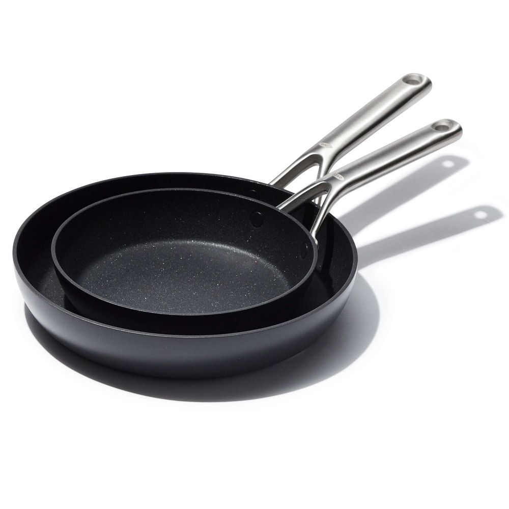 OXO Mira 3-Ply Stainless Steel 2pc Chef's Pan Set with Lids - Bed Bath &  Beyond - 38077174
