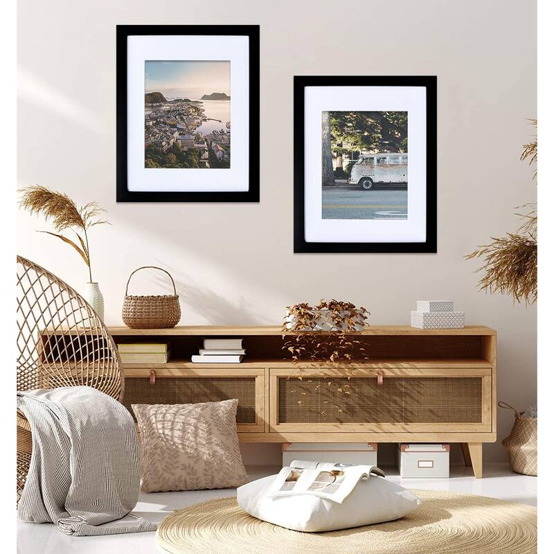 Andraid 11x14 Inch Wood Picture Frame - Set of 2 (Set of 2) - Black