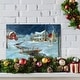 preview thumbnail 4 of 8, Christmas on the Farm-Premium Gallery Wrapped Canvas - Ready to Hang