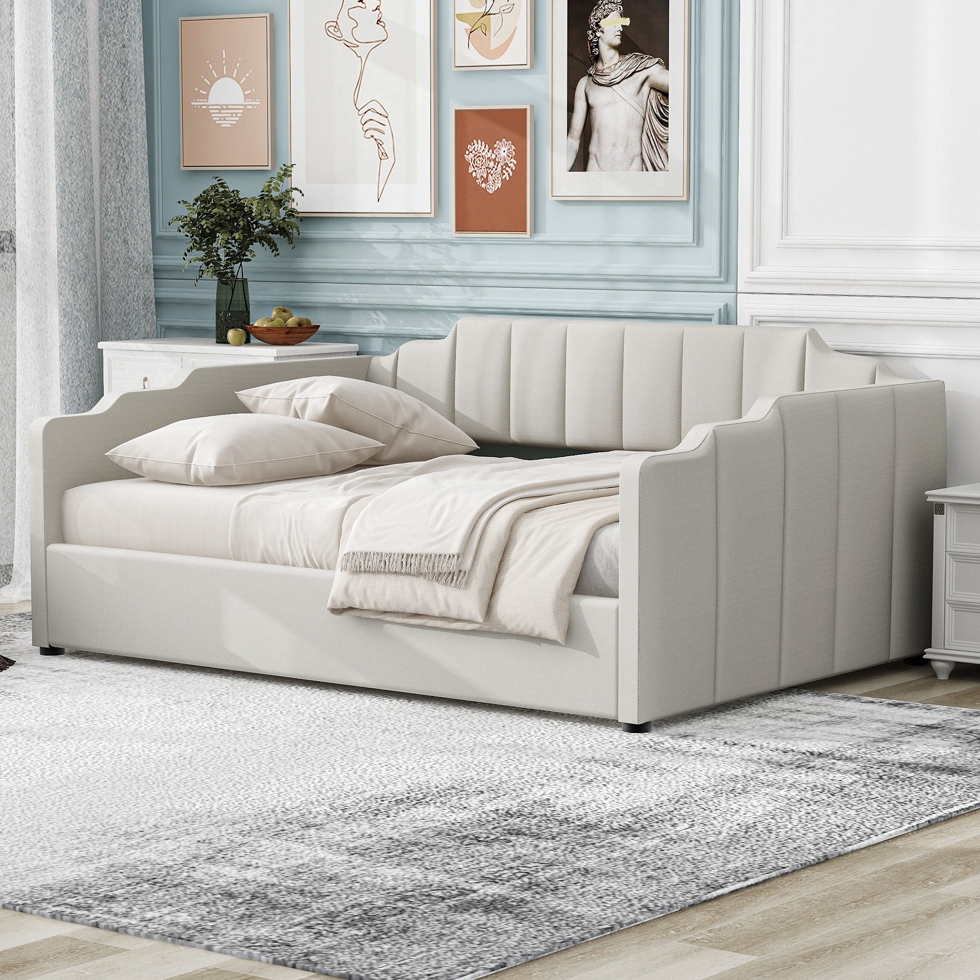 Elegant Design Full Size Platform Bed DayBed