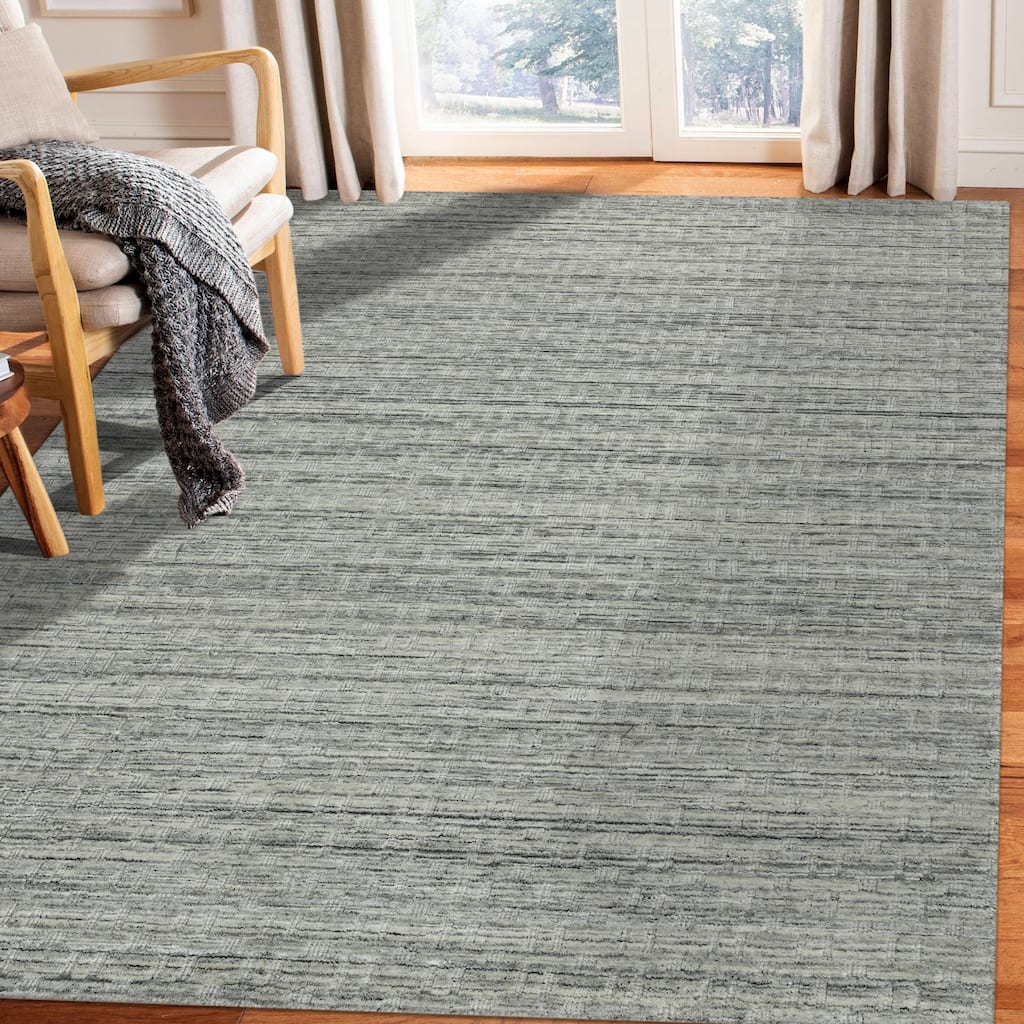 Houston Aliya Transitional Geometric Hand-Woven Area Rug