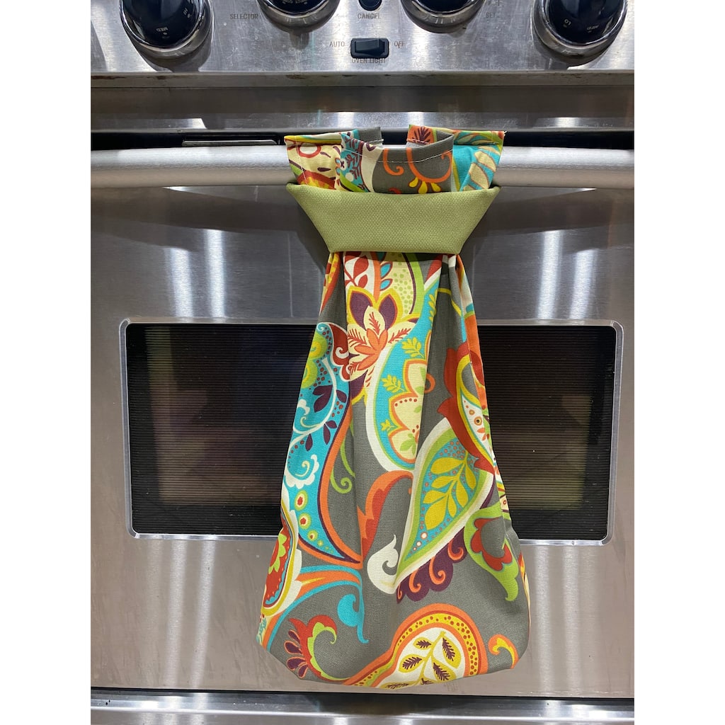 Perfect hanging kitchen towel Whimsy paisley