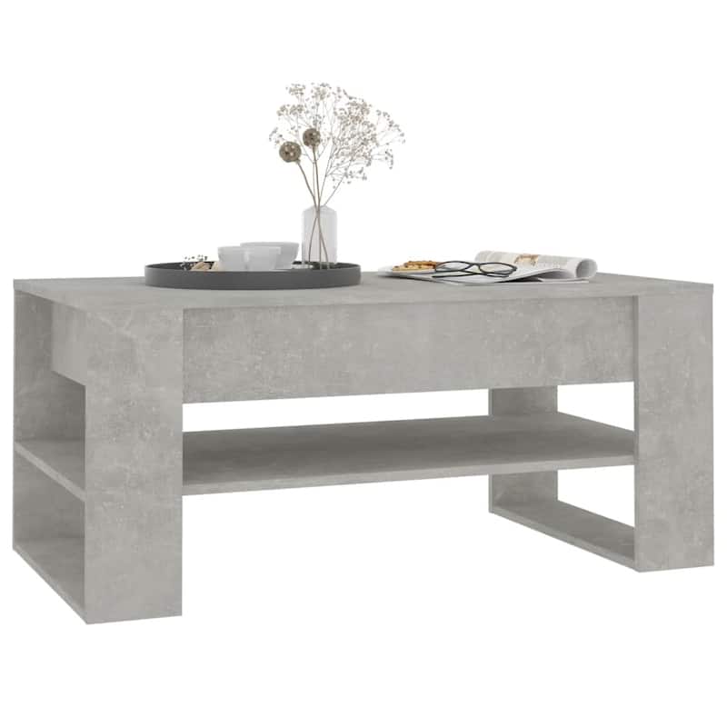 vidaXL Coffee Table multicolor 40.2"x21.7"x17.7" Engineered Wood