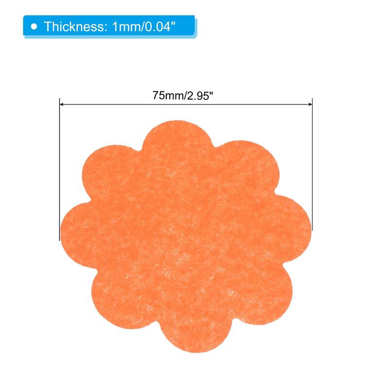 30pcs Plant Pot Hole Pad Nonwoven Flower Bonsai Bottom Soil Mat
