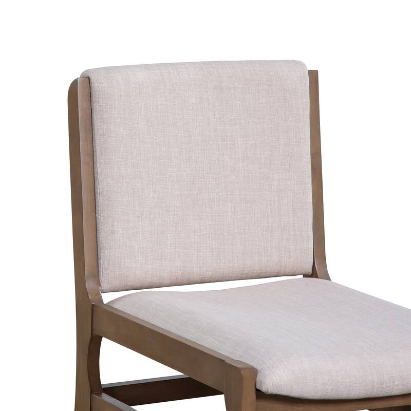 Christopher Knight Home - Modern Contemporary Upholstered Armless Dining Chairs Set with Seat and Back Cushion