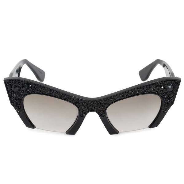 Shop Miu Miu Cat Eye Sunglasses Smu02qs 1ab0a7 50 50mm X 22mm X