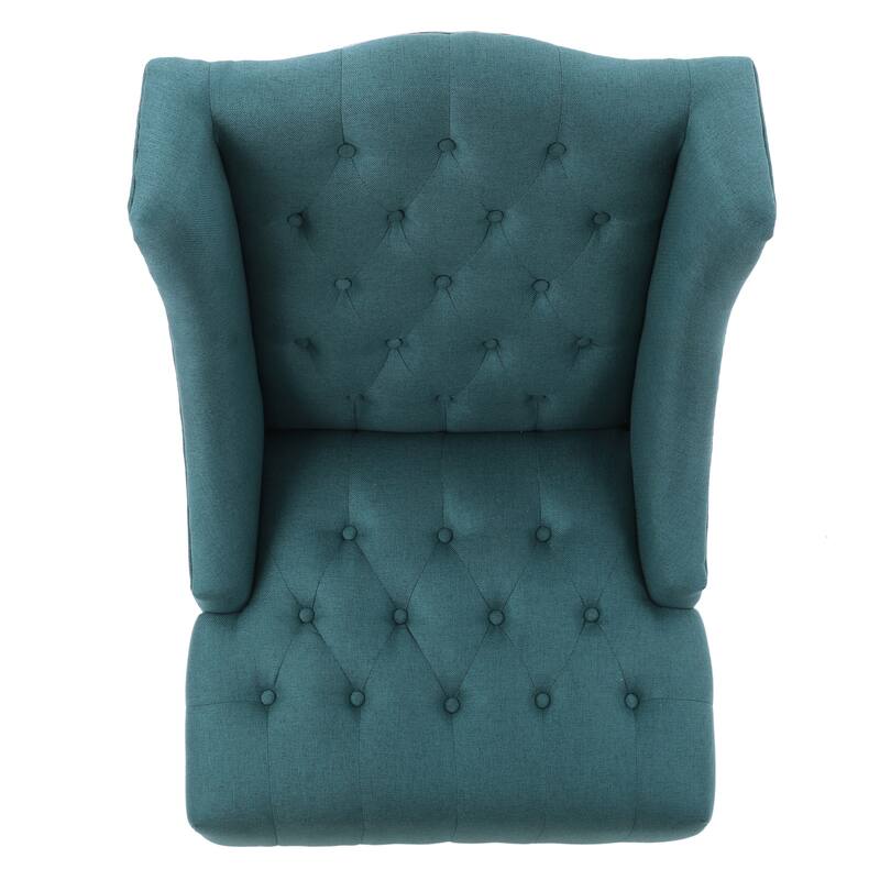 27.5" Button Tufted Club Chair