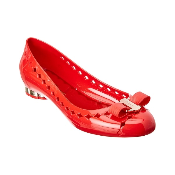 jelly ballet flat ferragamo