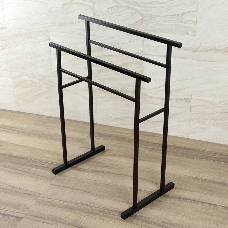 Kingston Brass Edenscape Freestanding 2-Tier Towel Rack