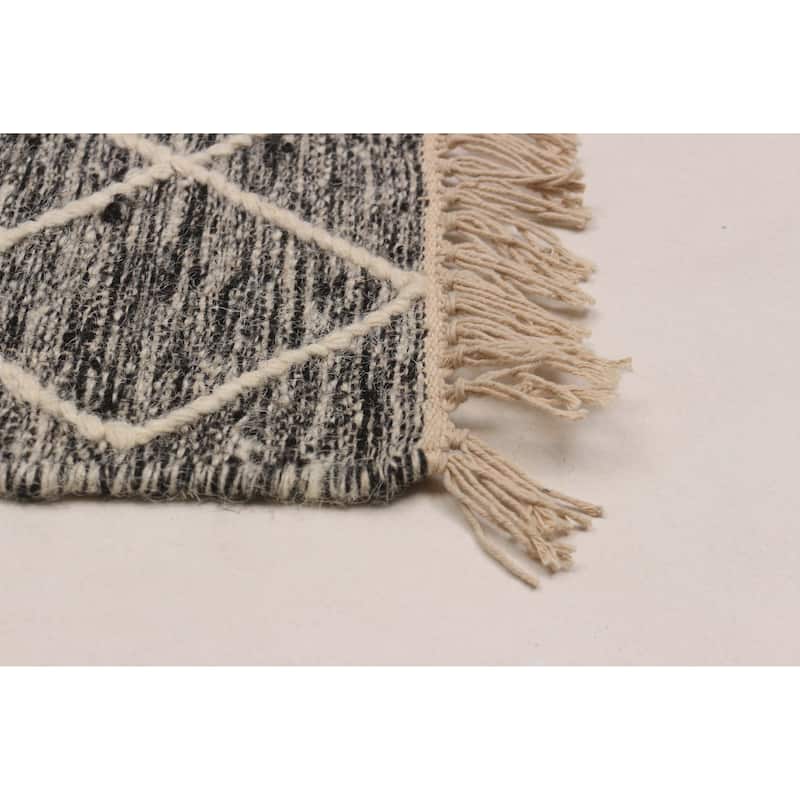 Marrakech Grey Kilim 5'1" x 8'0" - 5'1 x 8'0