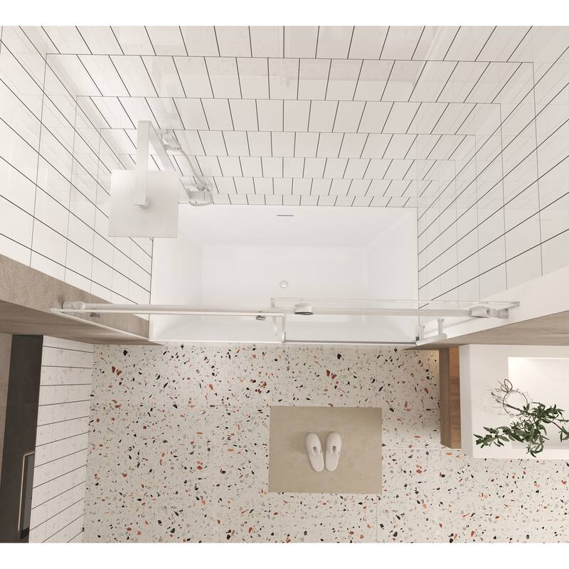 Frameless shower door, Stainless Steel Handle