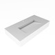 preview thumbnail 111 of 157, Pyramid Solid Surface Wall-Mounted Bathroom Sink