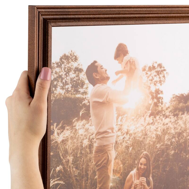 ArtToFrames Aribella 14x18 Inch Picture Frame, 1.25 Inch Wood Poster Frame Available in Multiple Colors (81375-14x18) - Walnut stain - 14x18