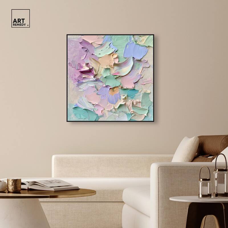 Flowing Mousse II Canvas by Art Remedy