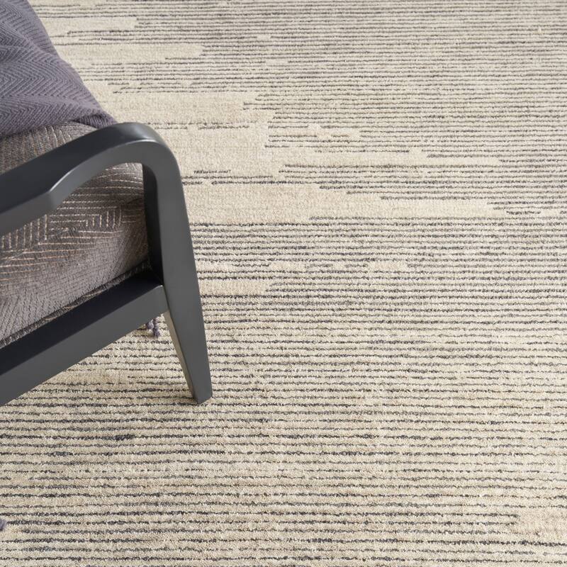 Michael Amini Star Shimmer Abstract Geometric Area Rug