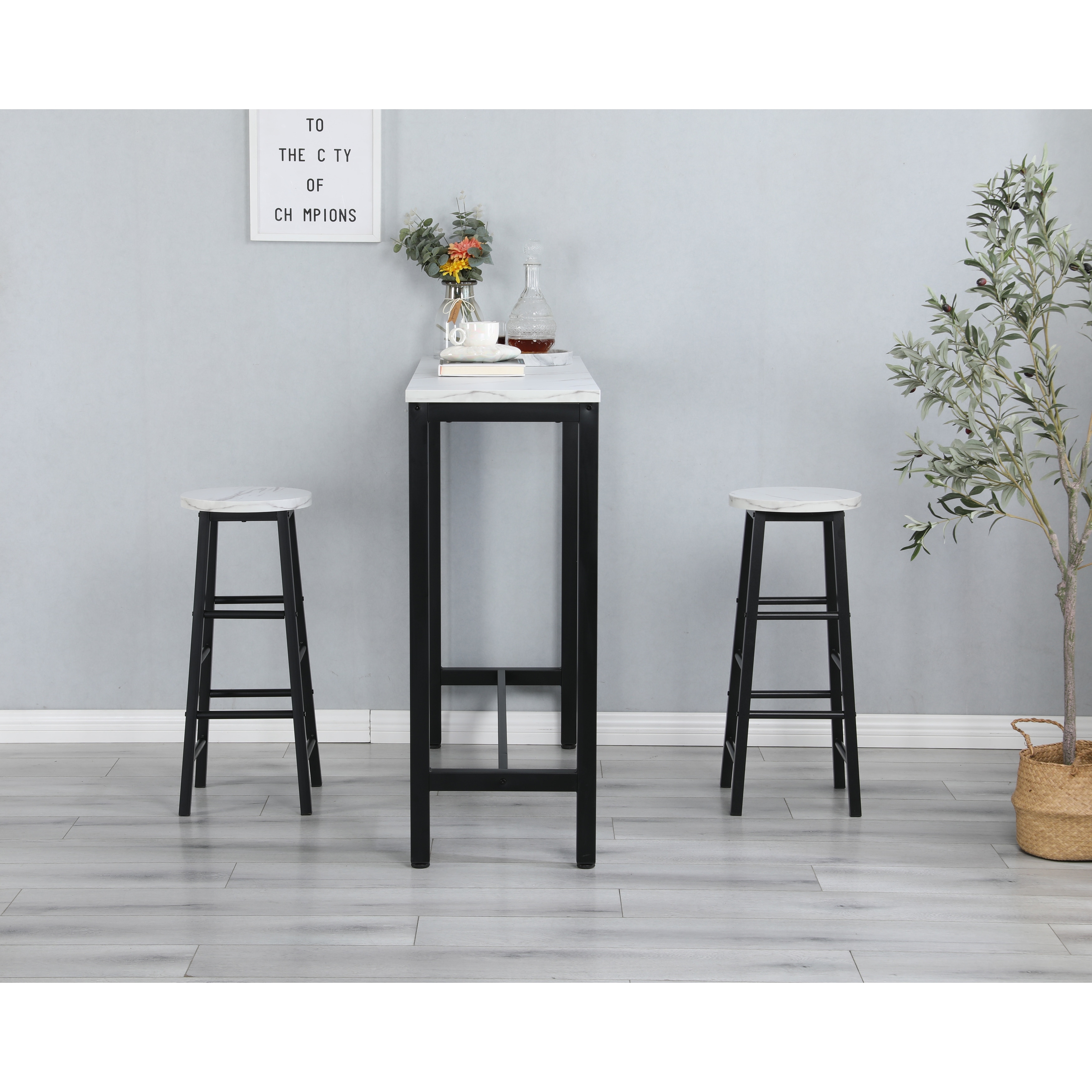 Marble breakfast bar table outlet