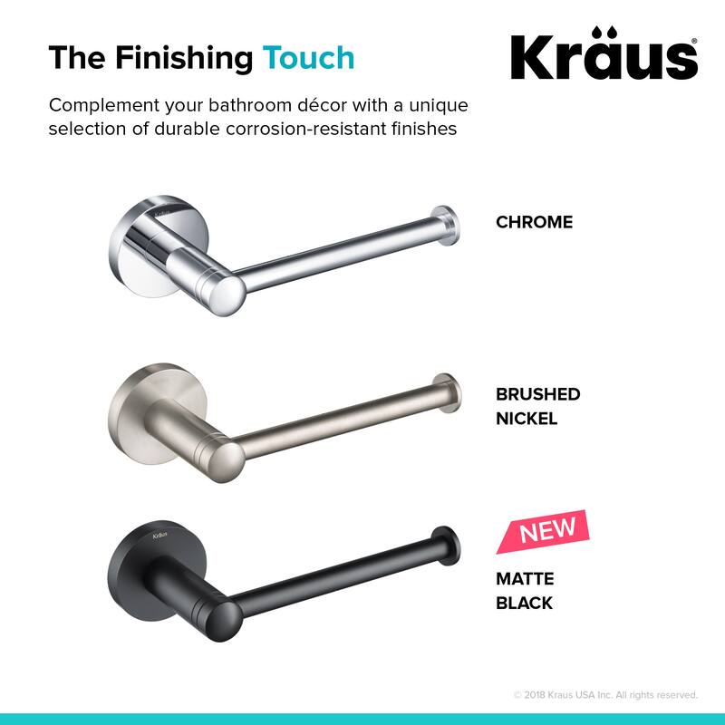 Kraus Elie Wall Mount Toilet Paper Holder
