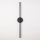 preview thumbnail 74 of 119, 1-Light Black/ Gold/ Nickel Modern Long Linear Strip Wall Sconce Dimmable LED Bathroom Vanity Light