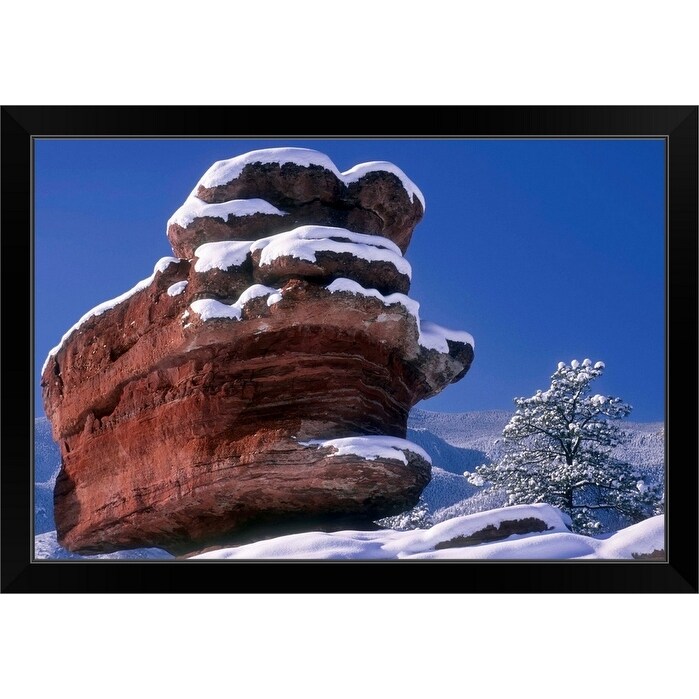 Shop Garden Of The Gods With Balanced Rock In Fresh Snow