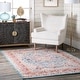 preview thumbnail 29 of 80, Nuloom Verona Vintage Persian Area Rug 4' x 6' - Red