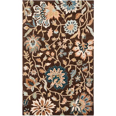 SAFAVIEH Handmade Jardin Melek Country Floral Wool Rug