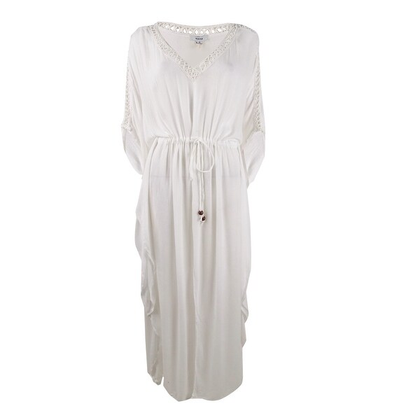 plus size maxi swim cover up