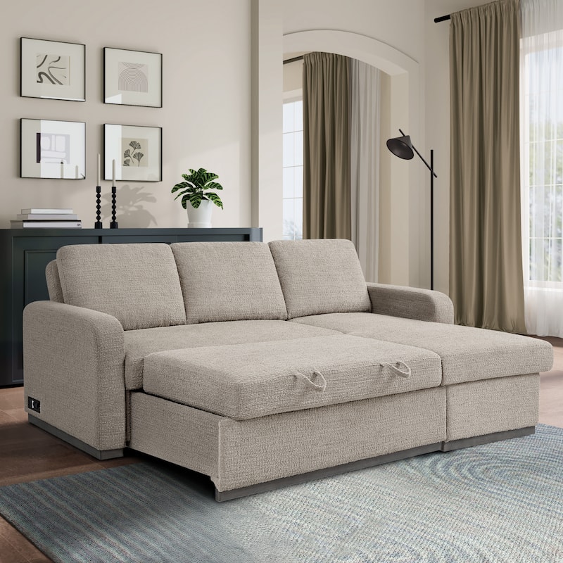 Serta Hayden Convertible Sectional Sofa with Storage