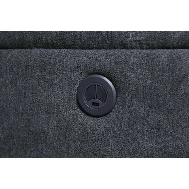 Recliner Single chair with power function easy control in Black