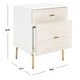 preview thumbnail 19 of 80, SAFAVIEH Genevieve 2-drawer Nightstand