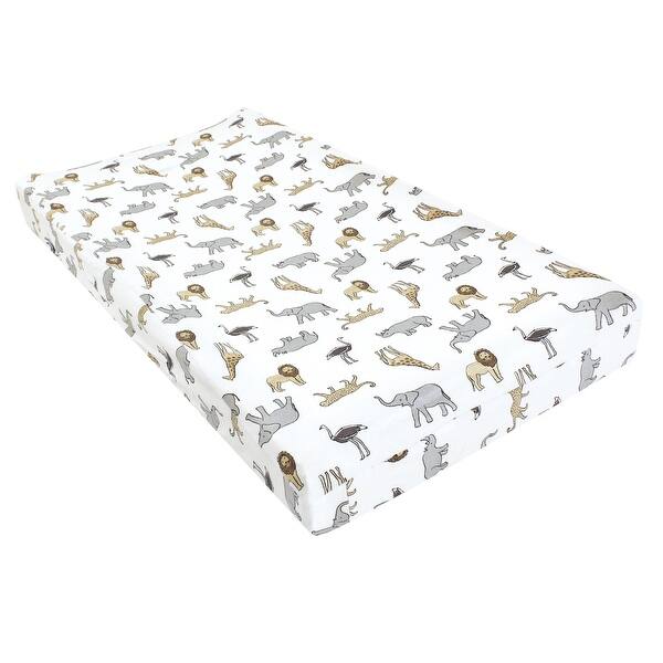 slide 1 of 1, Hudson Baby Changing Pad Cover, Modern Safari, One Size - Modern Safari