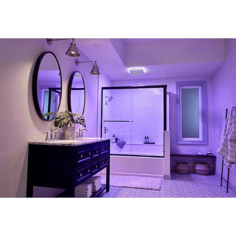 Broan SPK110RGBL ChromaComfort Sensonic 110 CFM 1.5 Sone Ceiling