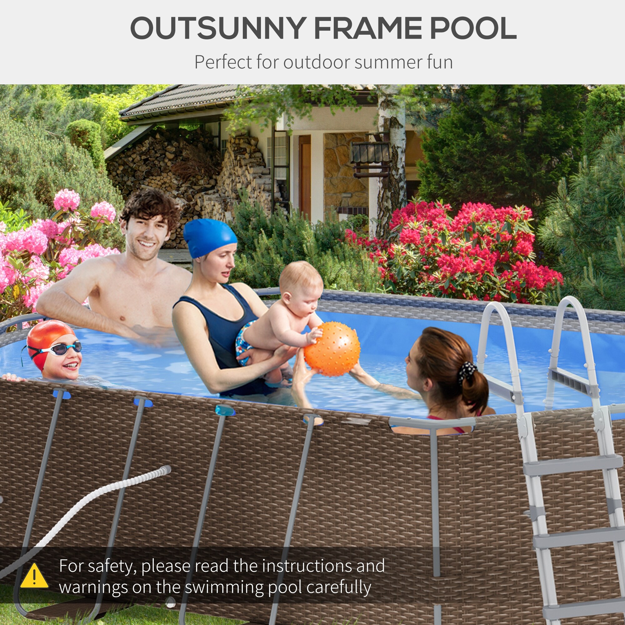 pool Bestway Above Ground Power Steel Swim Vista Pool Set 14' x 8