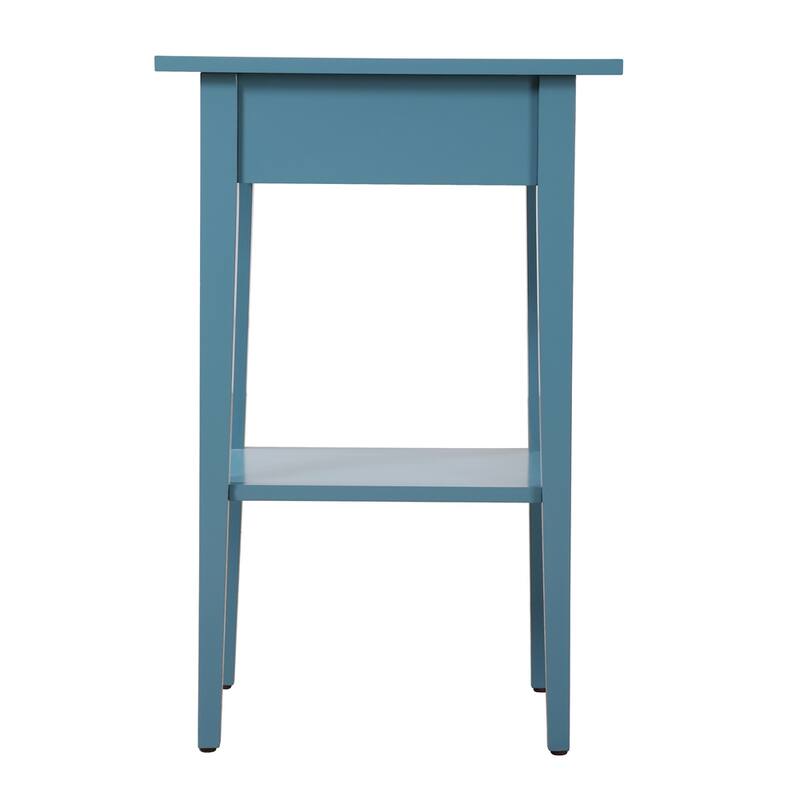 Wood Nightstand with Drawer
