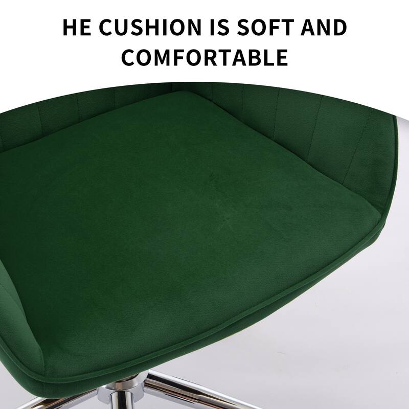 Modern Office Chair Ergonomic Office Chair with Adjustable Swivel Backrest, for Home Office Bedroom and Study
