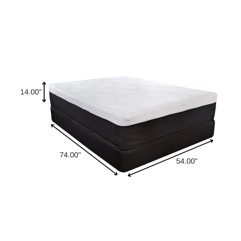 Hybrid Lux Memory Foam and Wrapped Coil Mattress