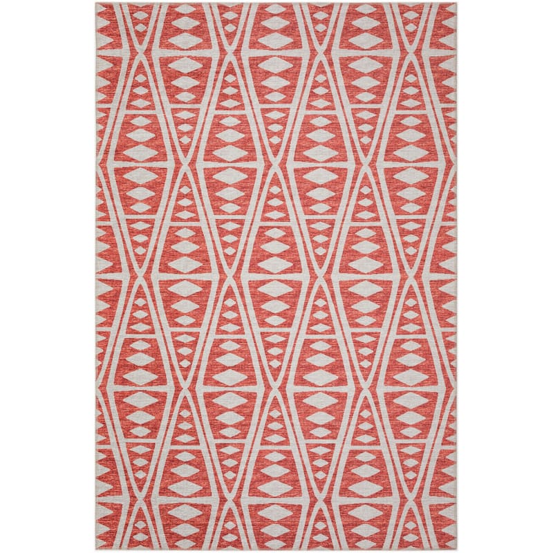 Indoor/ Outdoor Addison Yuma Southwest Tribal WashableArea Rug