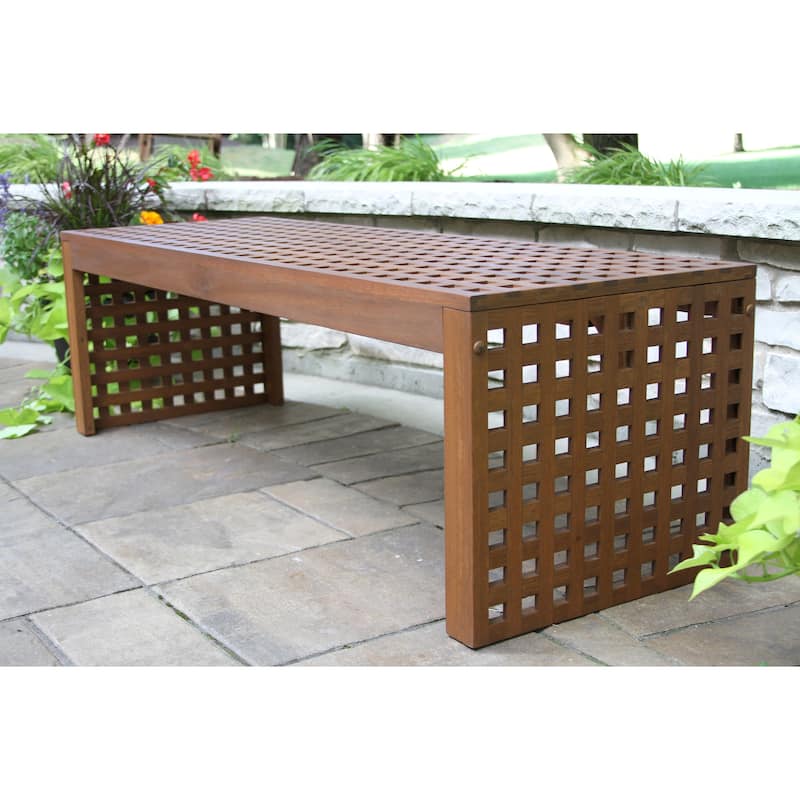 Eilaf Checkerboard Oversized Bench - N/A