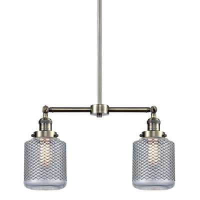 Innovations Lighting Stanton 2 Light 23" Wide Linear Chandelier