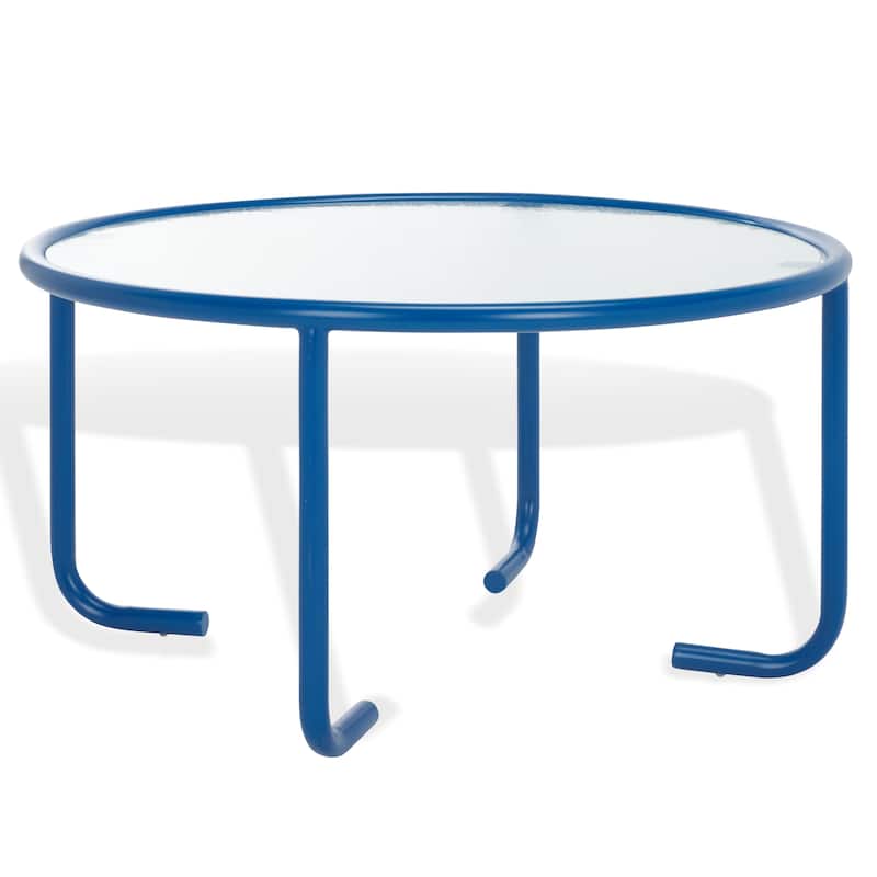 SAFAVIEH COUTURE Zuzana Glass Top Coffee Table - 31"W x 31"D x 31"H
