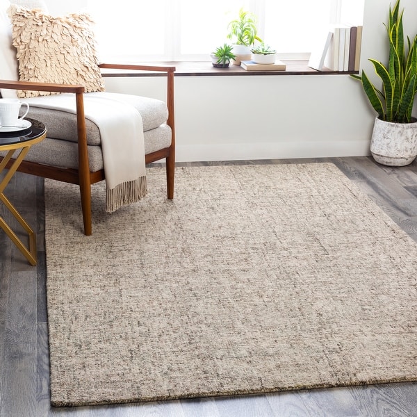 slide 2 of 45, Artistic Weavers Azle Hand-tufted Heathered Wool Area Rug 2' x 3' - Taupe - Rectangle