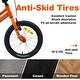 preview thumbnail 5 of 3, 16 Inch Kids' Bicycle, Orange Kids Bike with Training Wheels and Height-adjustable Saddle & Handlebar for Boys Age 4-7 Years