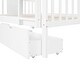 preview thumbnail 12 of 10, Full over Full Bunk Bed with 2 Drawers and Ladder for Bedroom