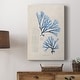 preview thumbnail 5 of 7, Blue Marine Algae V Premium Gallery Wrapped Canvas - Ready to Hang