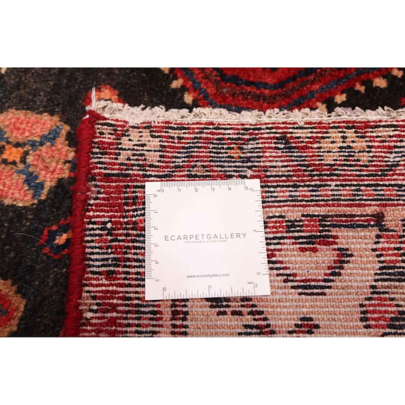 ECARPETGALLERY Hand-knotted Anadol Vintage Navy, Red Wool Rug - 4'6 x 8'2