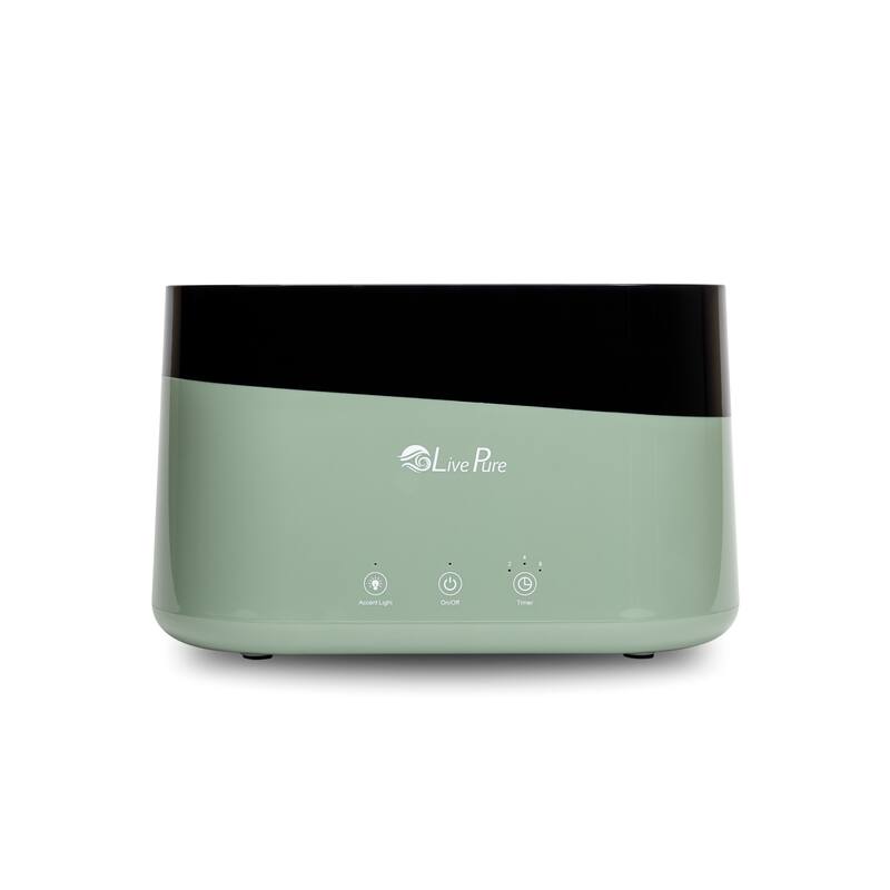 LivePure LP300HUM Aquaflame Ultrasonic Humidifier - Green