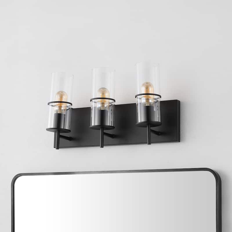 SAFAVIEH Lighting Pertef 19" Traditional Wall Sconce (3-Bulb) - 6" W x 11" D x 19" H - 6Wx19Dx11H