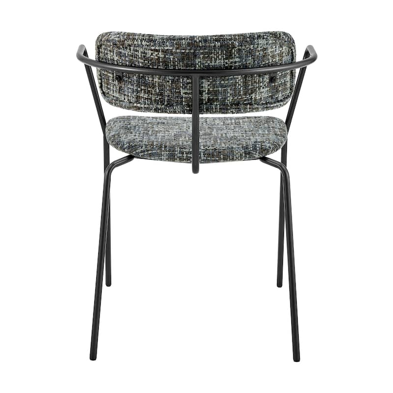 NPD Furniture Alivia Fabric Dining Side Arm Chair (Set of 2)