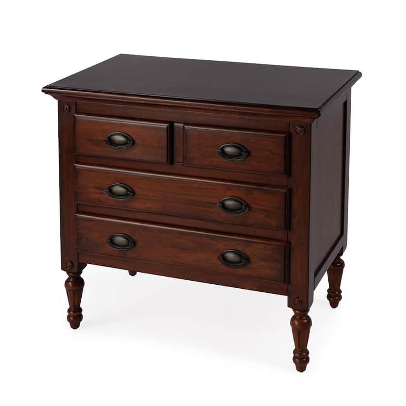 Easterbrook 31.5 in. W Rectangular Wood 4-Drawer Accent Chest