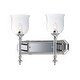 preview thumbnail 5 of 3, Centennial 2-Light Bath Vanity - Polished Nickel